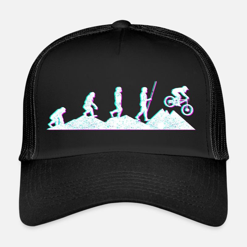 Evolution MTB Mountainbike Geschenk BMX Zubehör Trucker Cap