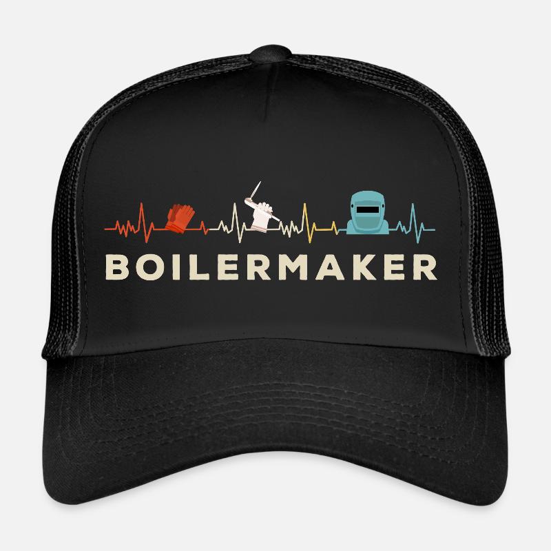 Chaudronnier Heartbeat Casquette trucker 