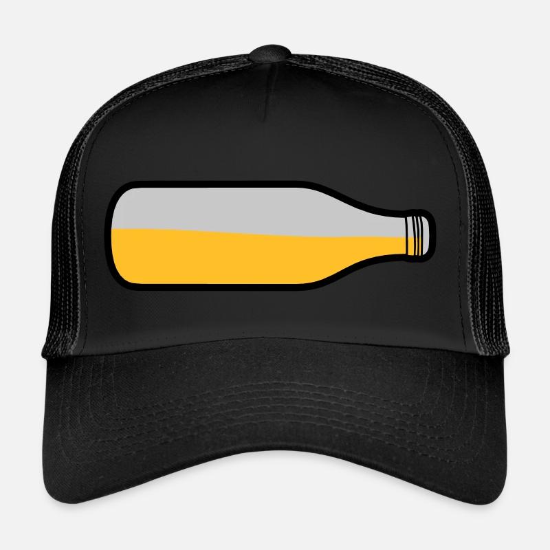 Lying beer bottle Trucker Cap