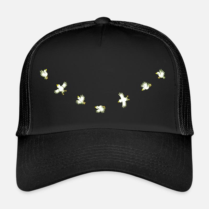 Birdies - Casquette trucker  - noir/noir