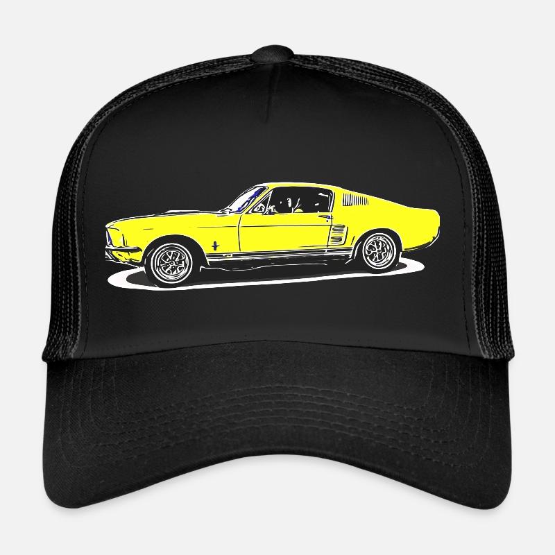 Auto - Trucker Cap - Schwarz/Schwarz
