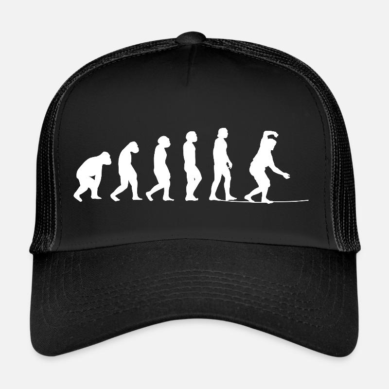 Slackline Cadeau Slackliner Tricklining - Casquette trucker - noir/noir