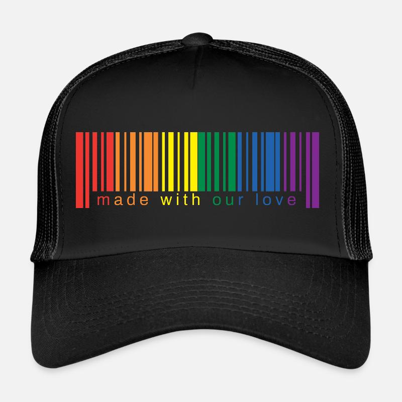 Code-Barres lgbt Casquette trucker 