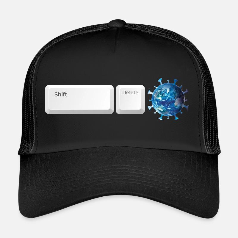 Shift Delete Covid Forever Trucker Cap