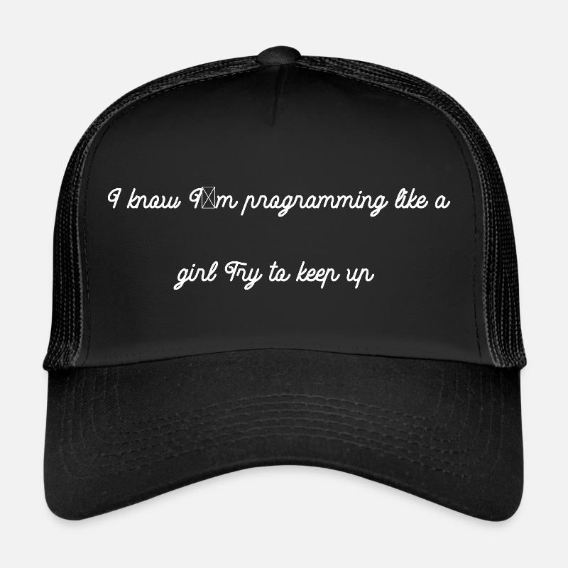 idée cadeau bug binaire habiller hacker true Casquette trucker 