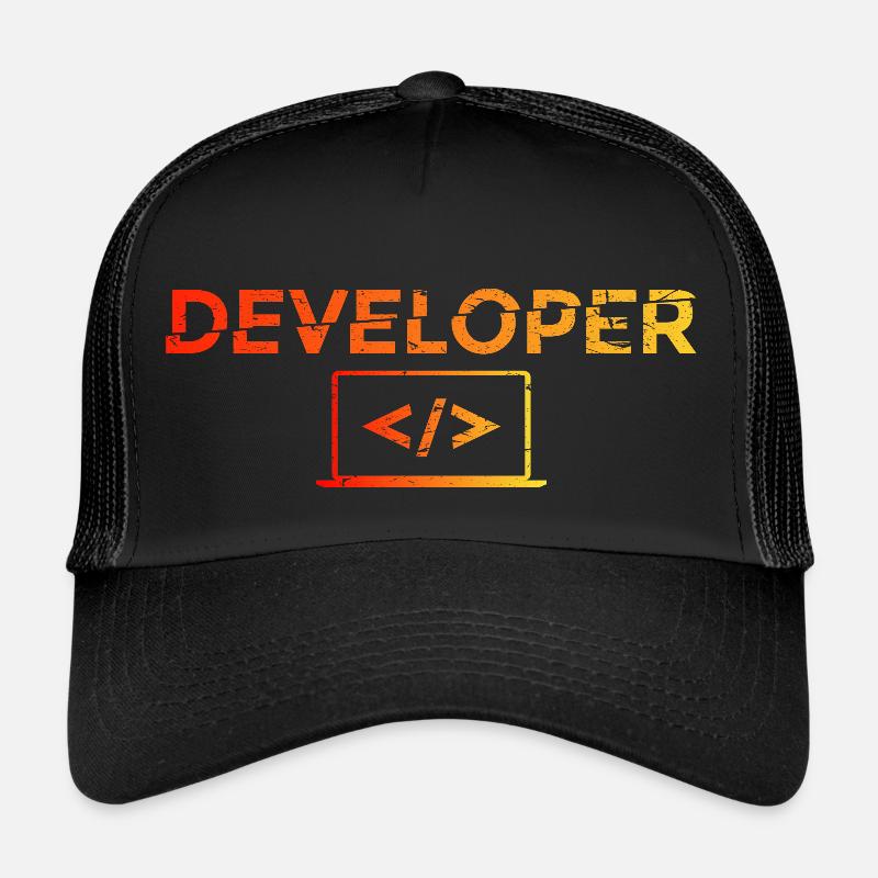 Développeur - Informatik IT EDV PC Computer Shirt Casquette trucker 