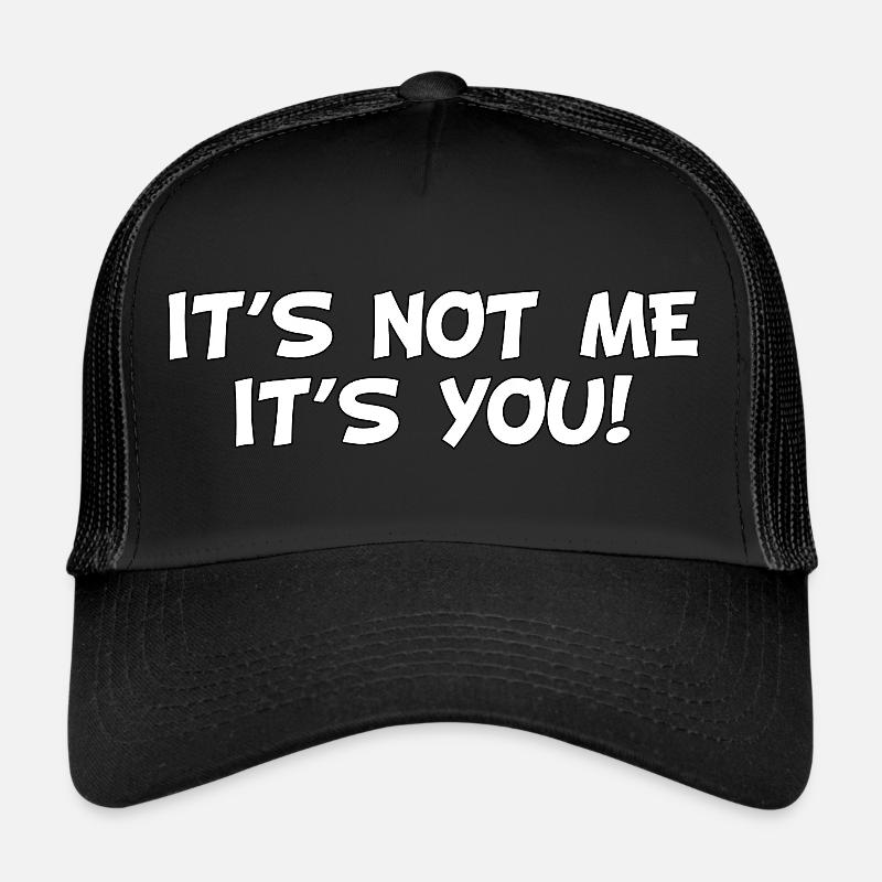 Ce n’est pas à moi, c’est à vous de décider ! Casquette trucker 