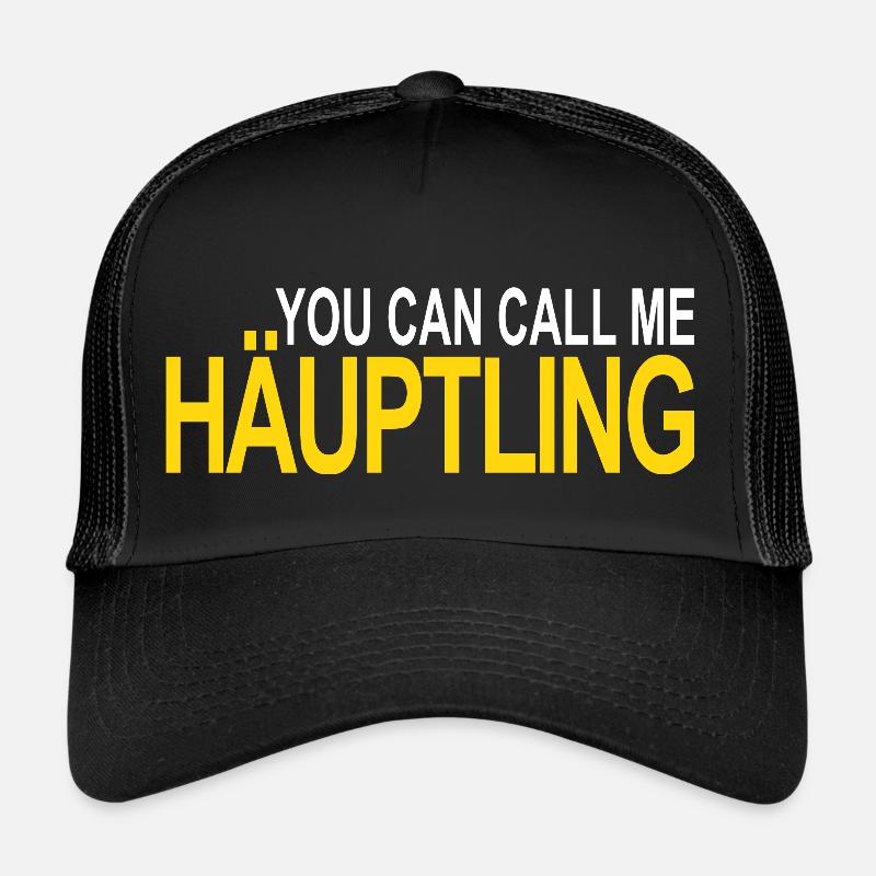 call me Chief - Trucker Cap - black/black