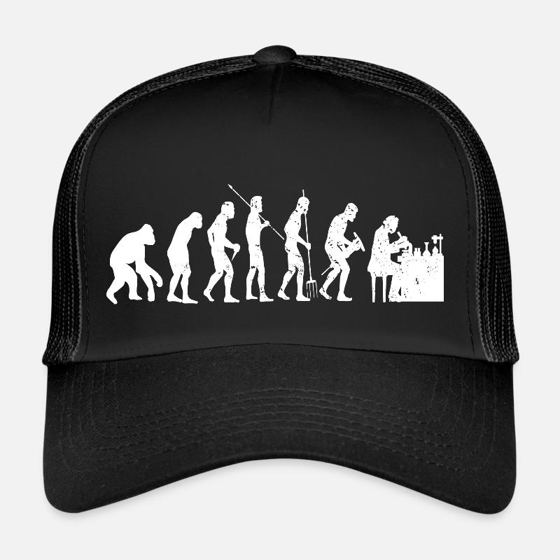 Professeur de chimie Technicien de laboratoire chimiste Chimiste Chimiste - Casquette trucker  - noir/noir