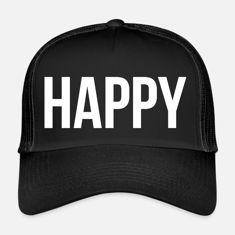 Glücklich - Sei einfach fröhlich Trucker Cap