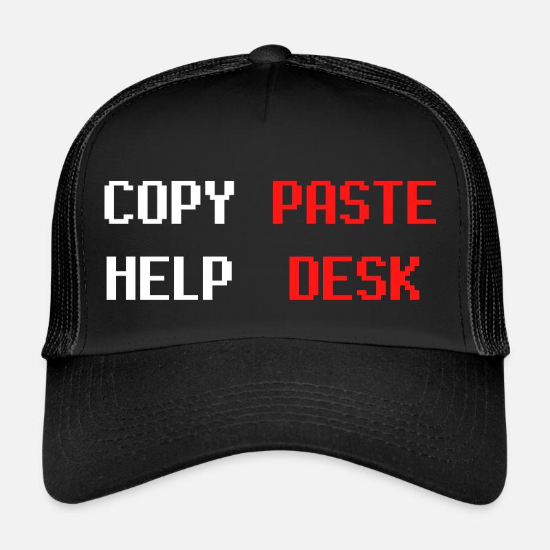 HELP DESK COPY PASTE Casquette trucker 
