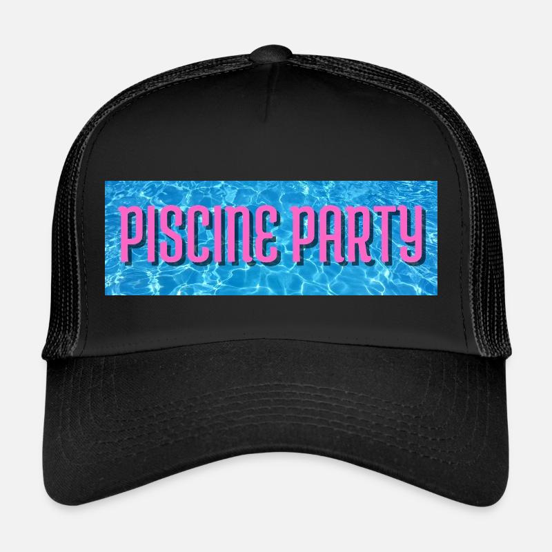 piscine party Casquette trucker 
