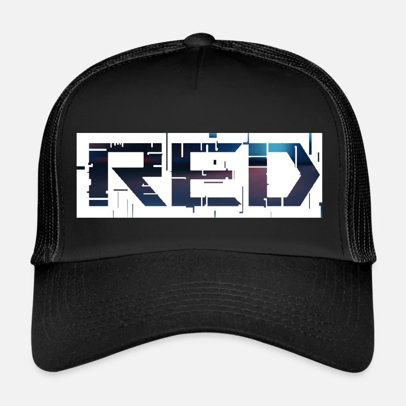 red Casquette trucker 