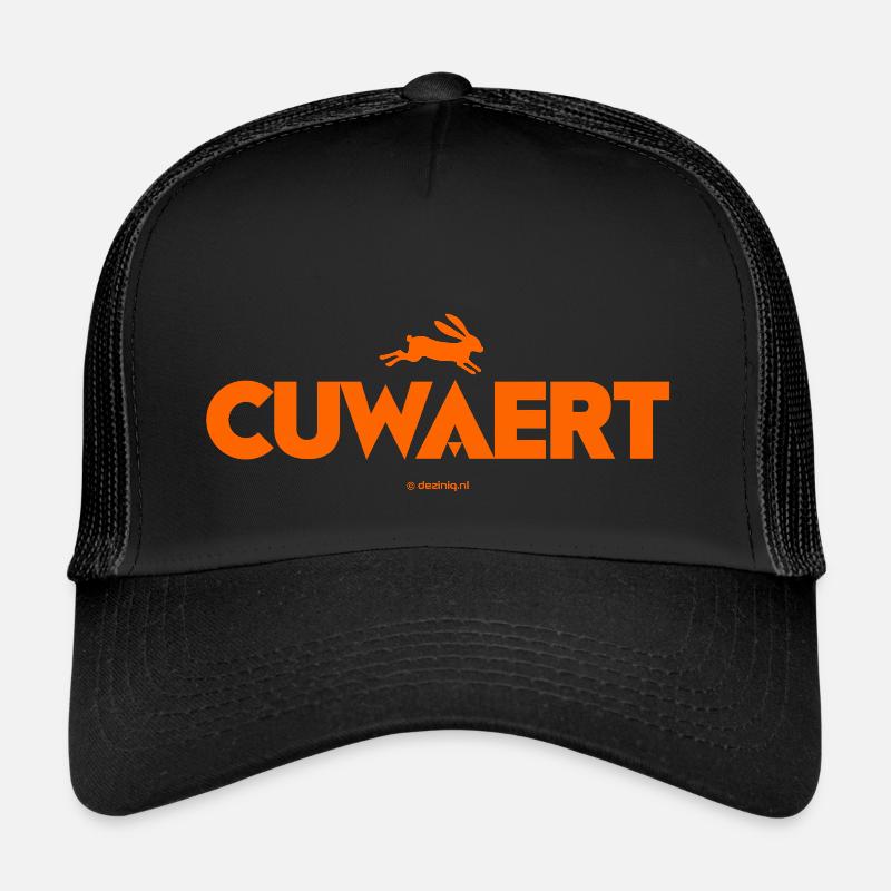 Cuwaert de Haas - Trucker Cap - Schwarz/Schwarz