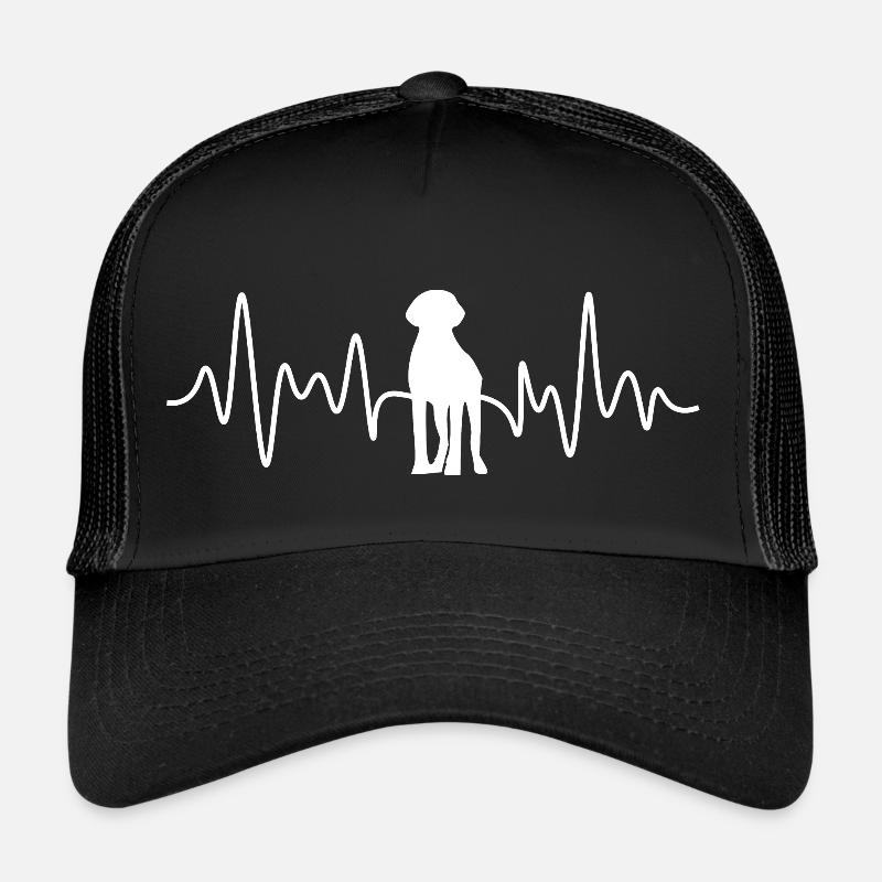 Rhodesian Ridgeback Herzschlag - Trucker Cap - Schwarz/Schwarz