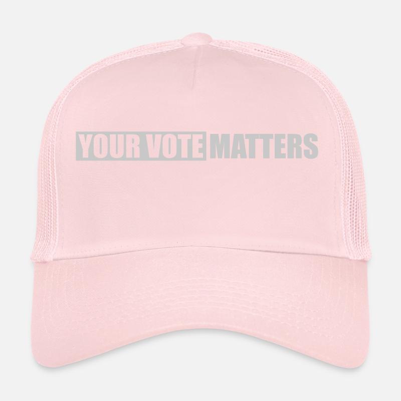 votre vote compte citation Casquette trucker 