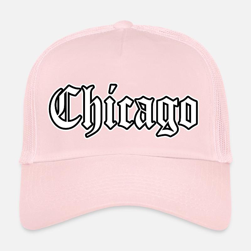 Chicago Graffiti Style Font Trucker Cap