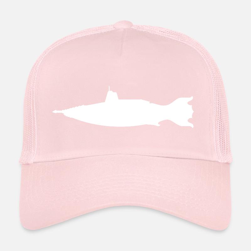 Fantasy submarine, silhouette Trucker Cap