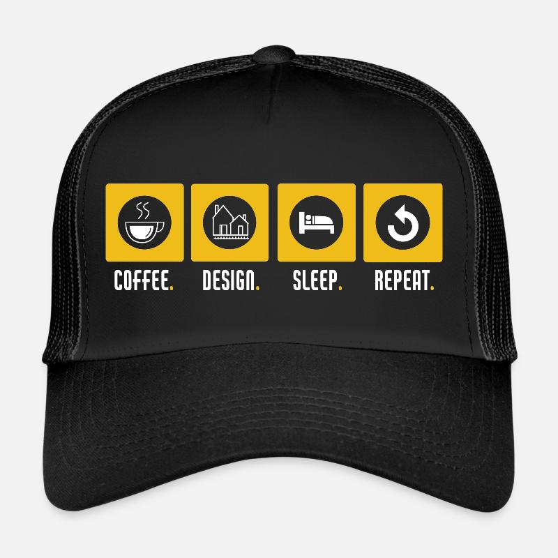 Architecte Art Architecture Designer Casquette trucker 