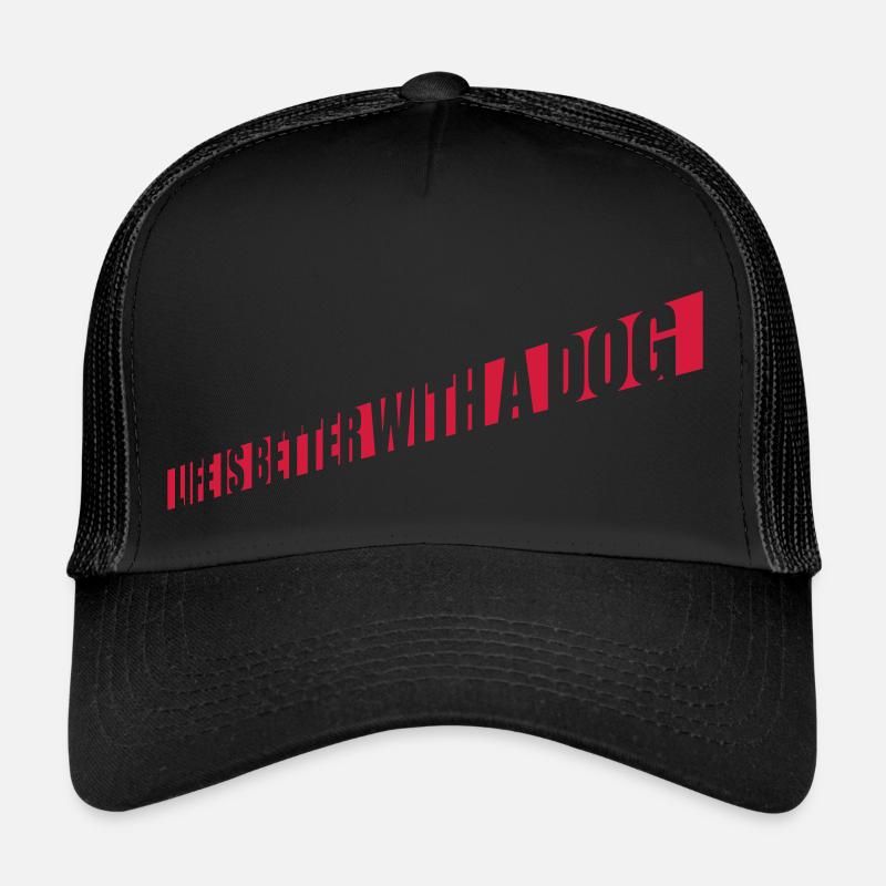 better with a dog Trucker Cap