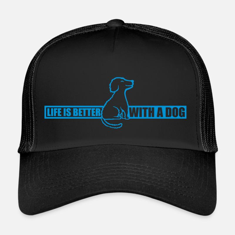 better with a dog Trucker Cap