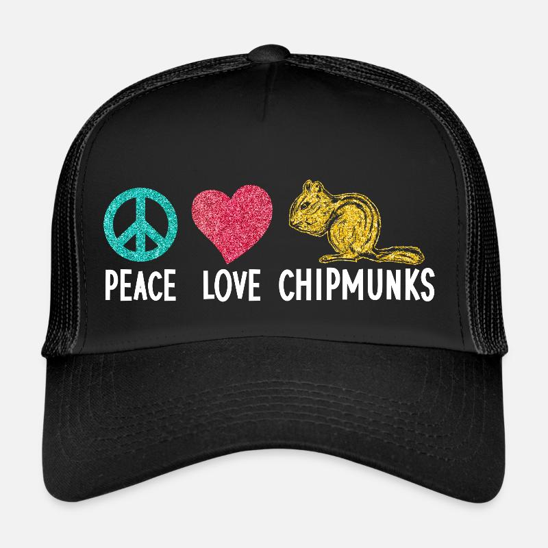 Chipmunk Rodent Gift Trucker Cap