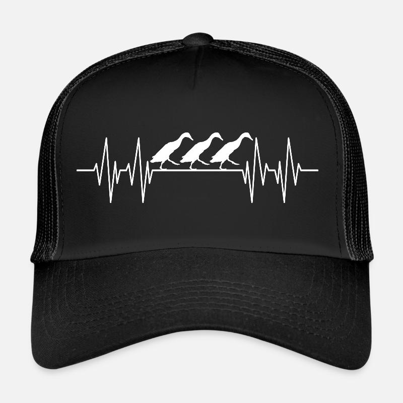 Éleveurs de canards en cours d’exécution Cadeau de canard courant Casquette trucker 