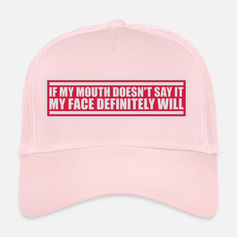 Mon visage le fera certainement Casquette trucker 