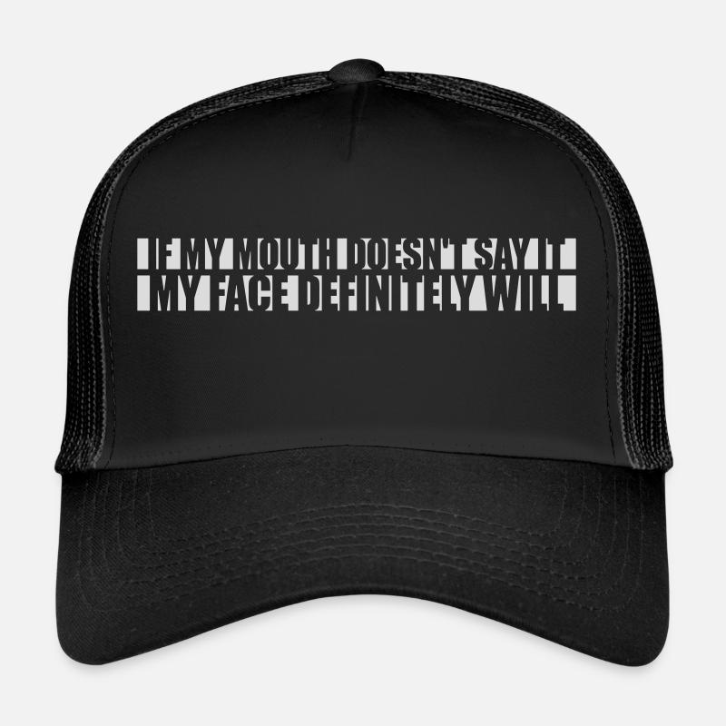 Mon visage le fera certainement Casquette trucker 