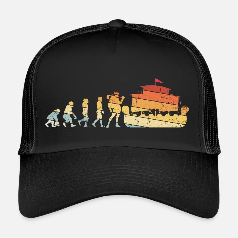 Evolution Design Affe Barbar Geschenk für Vikinger Trucker Cap
