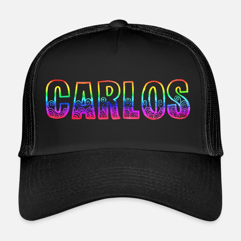 Carlos RS Arc-en-ciel Casquette trucker 