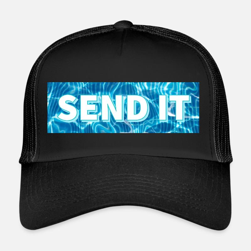 Logo de la boîte SEND IT Casquette trucker 