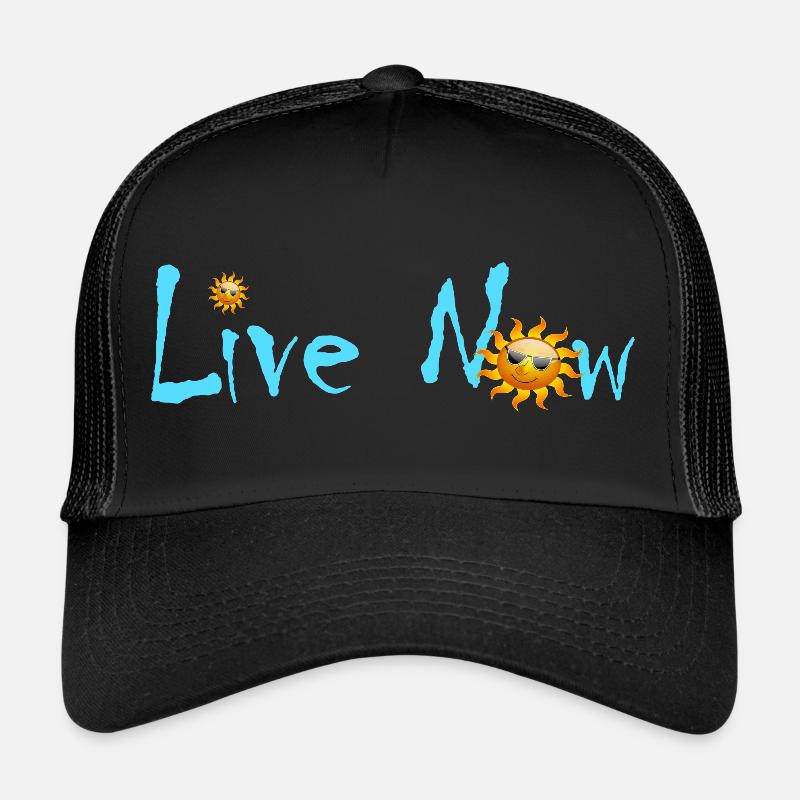 Live Sun - Trucker Cap - Schwarz/Schwarz