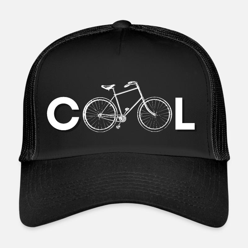 Cool wht - Trucker Cap - black/black