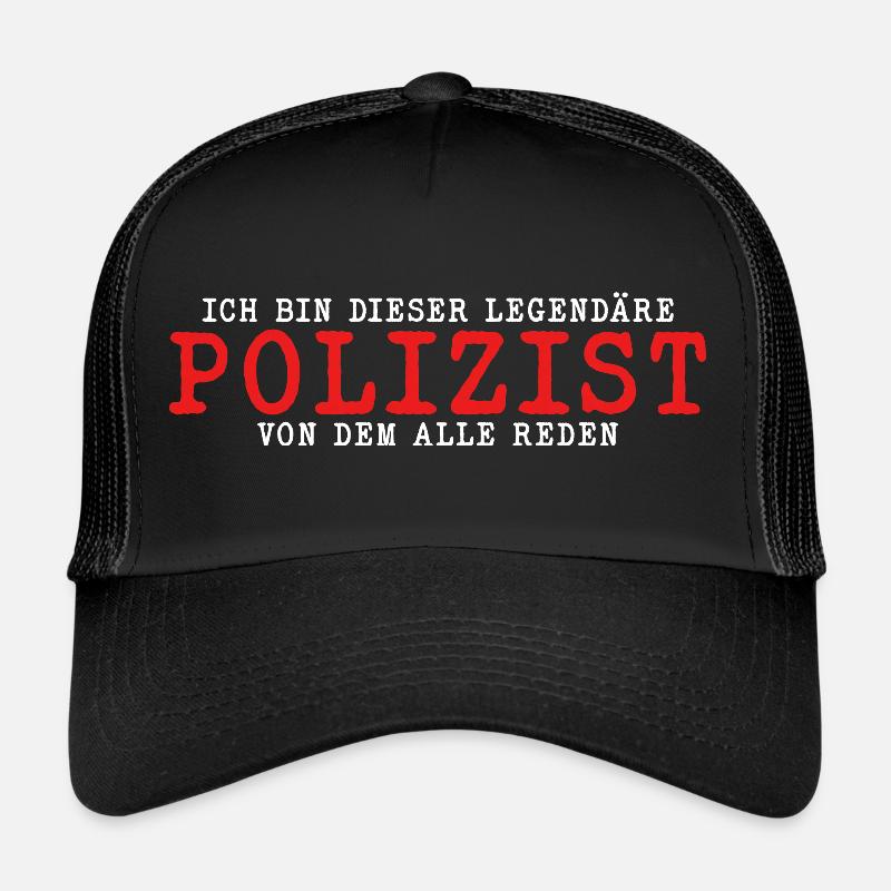 Legendärer Polizist, Geschenkidee, Polizei, Fun Trucker Cap