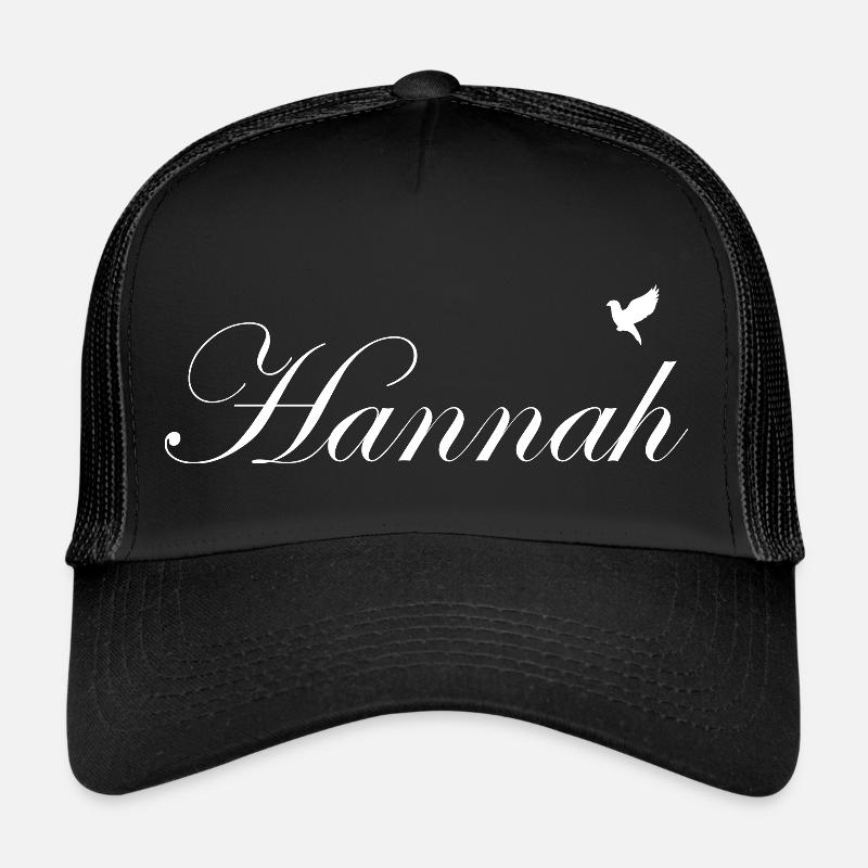 Hannah beautiful name White Trucker Cap