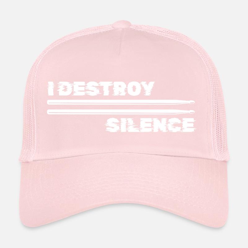 Battery, I destroy the silence Trucker Cap