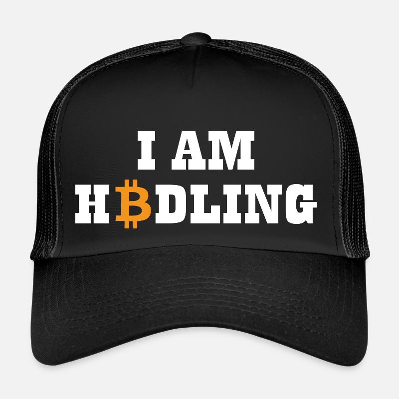 Bitcoin Trading Crypto Stocks - Trucker Cap - black/black