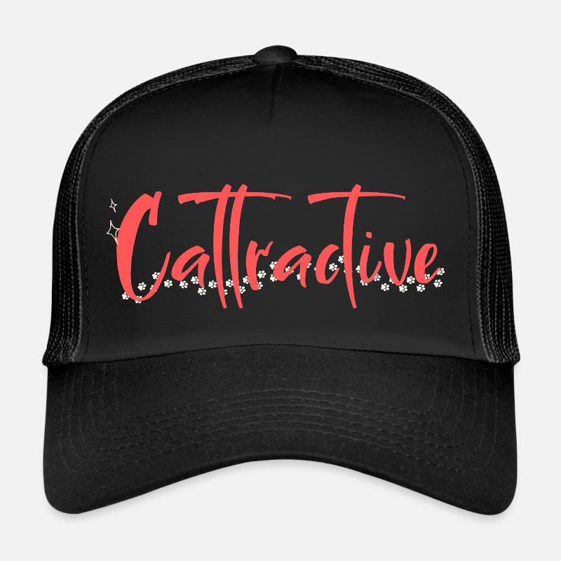Attraktiv - Trucker Cap - Schwarz/Schwarz