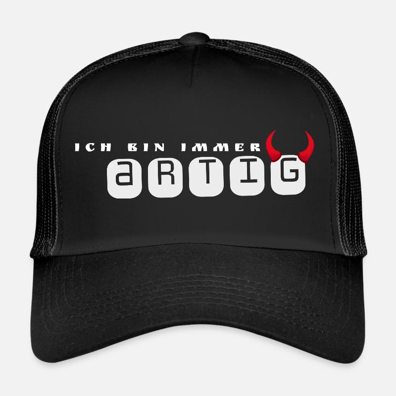 ich bin artig Trucker Cap