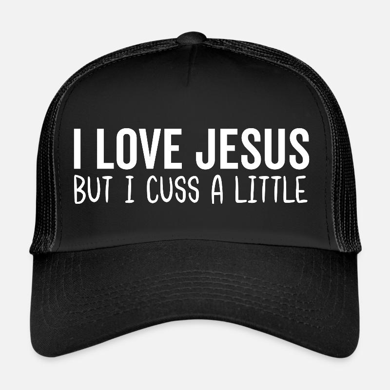 J’aime Jésus mais je discute un peu Casquette trucker 