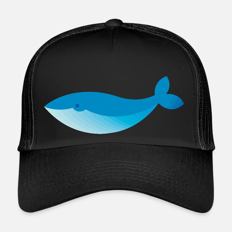Wal - Trucker Cap - Schwarz/Schwarz