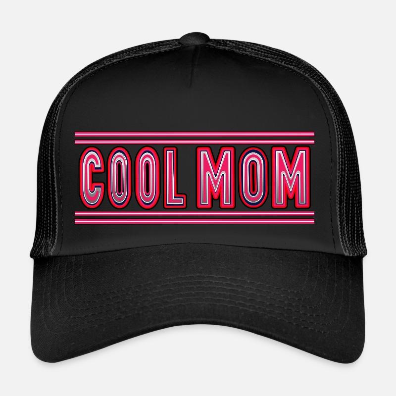 Cool Mom Magenta Mütze - Valentinstag, Muttertag Trucker Cap