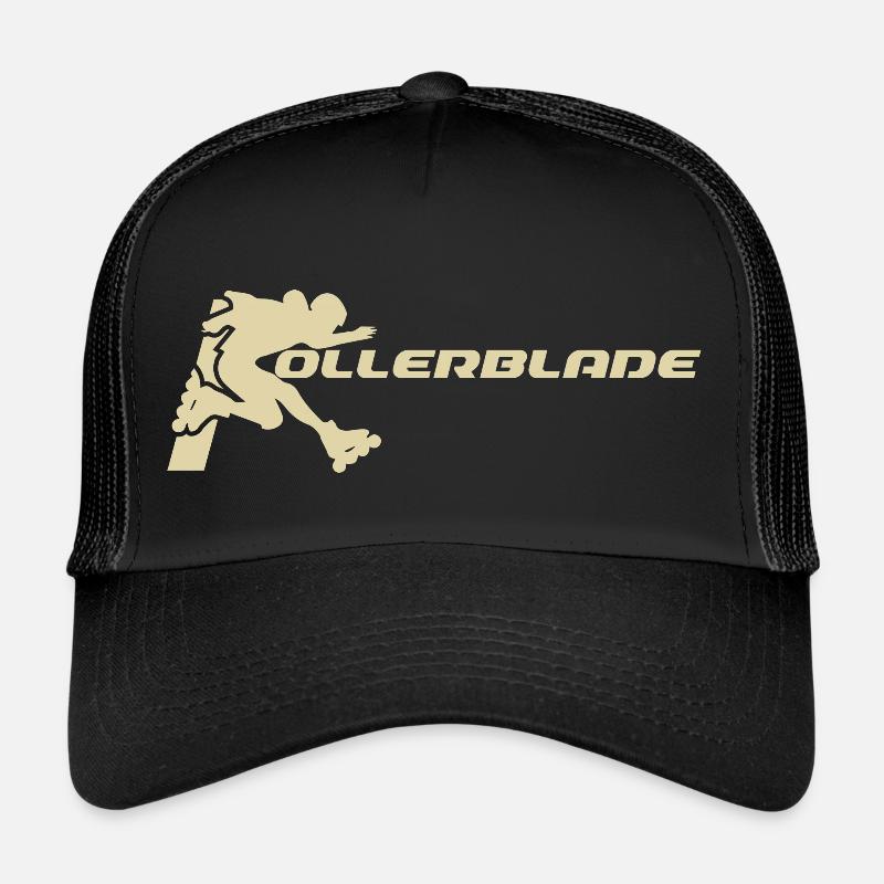 Lumière silhouette de roller Casquette trucker 