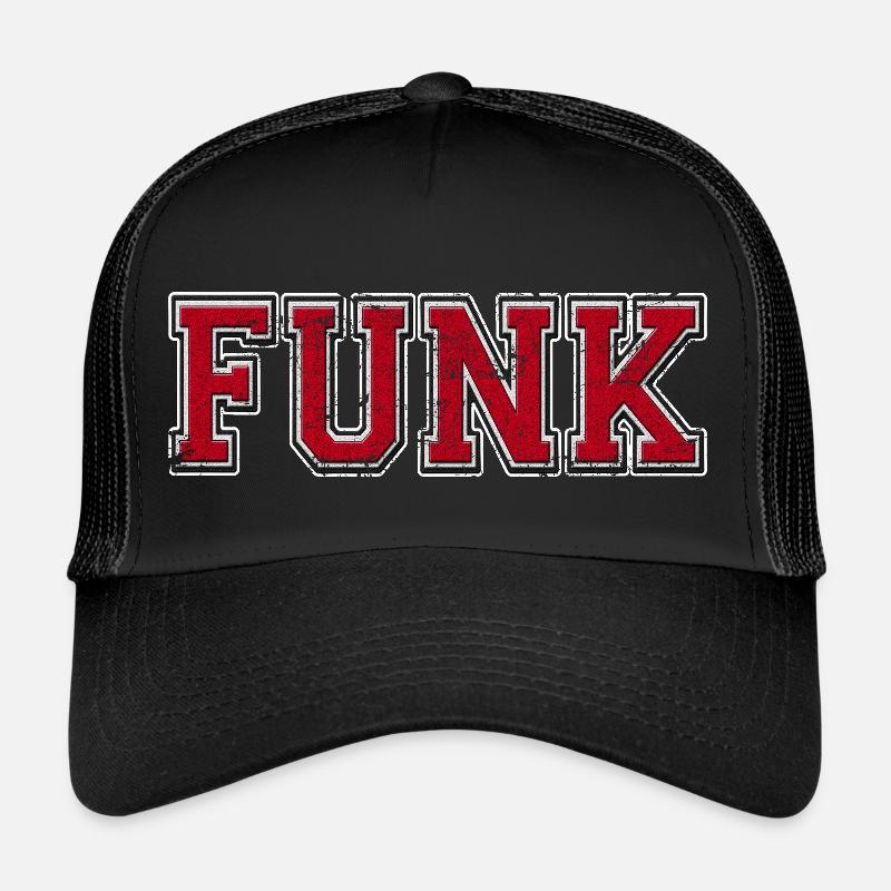 Funk Big Grunge - Trucker Cap - black/black