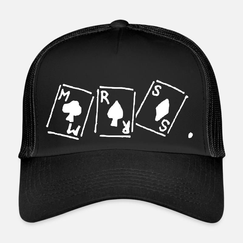 Wedding, Bride, Engagement, Bachelor Party - Trucker Cap - black/black