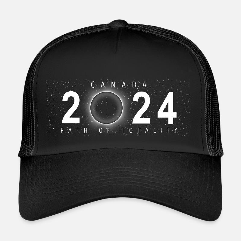 Éclipse solaire Canada 8 avril 2024 Casquette trucker 