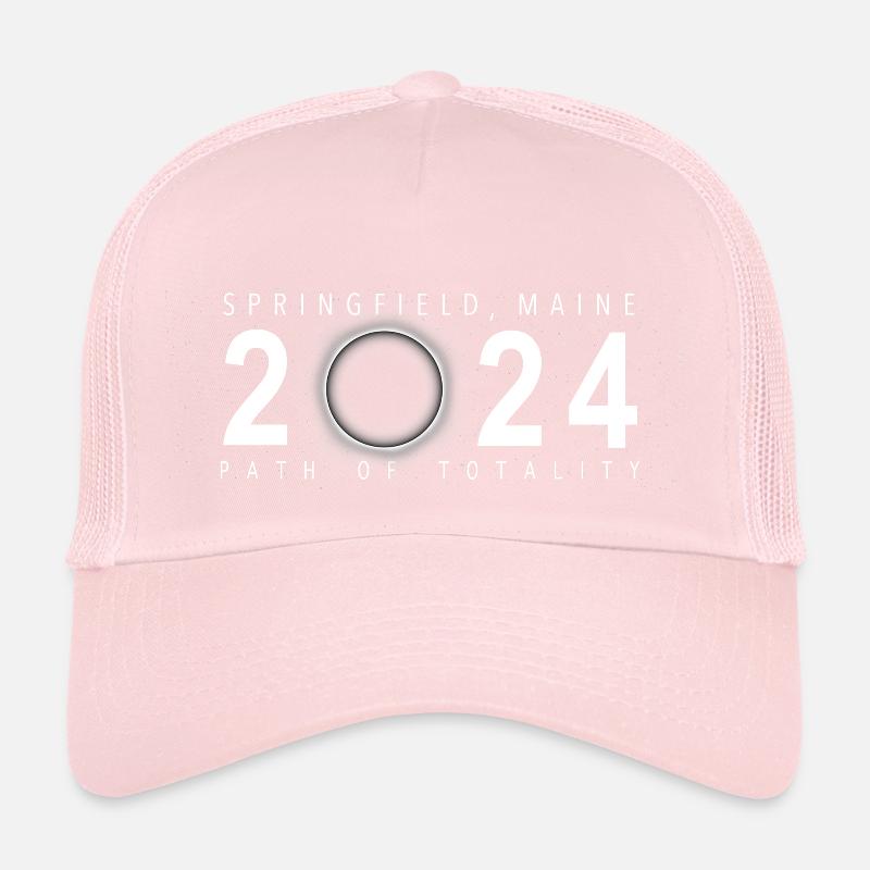 Solar Eclipse Springfield Maine April 8 2024 Trucker Cap