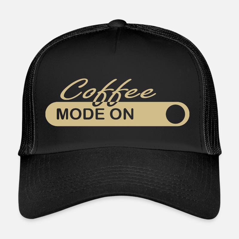 Coffee Mode On Trucker Cap