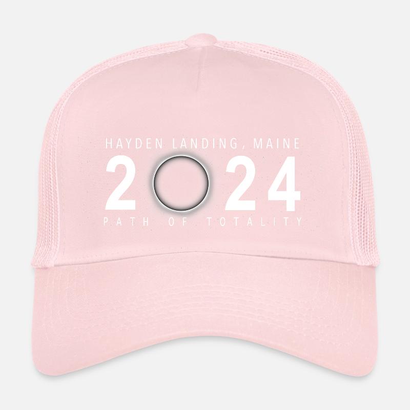 Solar Eclipse Hayden Landing Maine April 8 2024 Trucker Cap